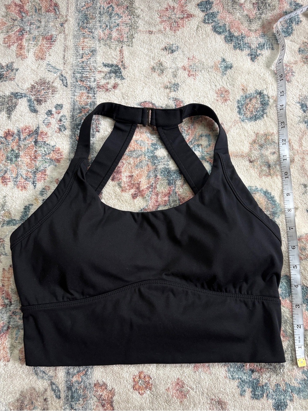 HALARA SoftlyZero Plush Cut Out Cropped Yoga Tank Top-Black